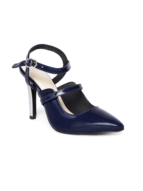 

The Label Life Women Blue Solid Pumps