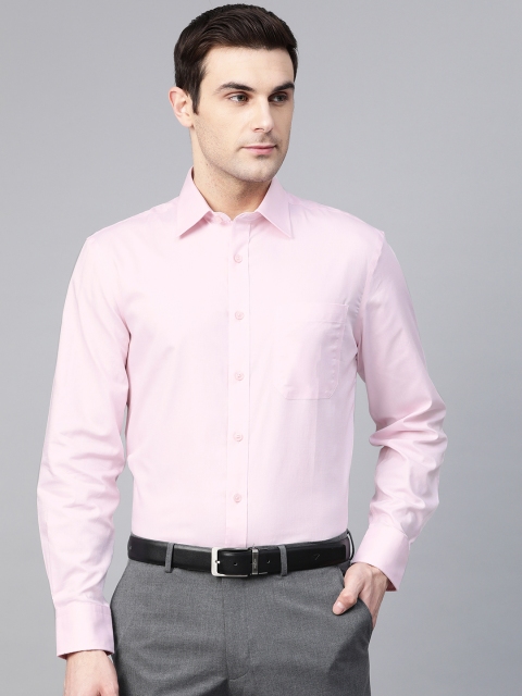 

Marks & Spencer Men Pink Regular Fit Solid Formal Shirt