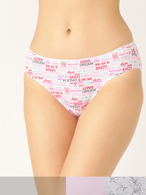 

DressBerry Women Pack of 3 Bikini Briefs DB-BIK-PP3-012, Purple