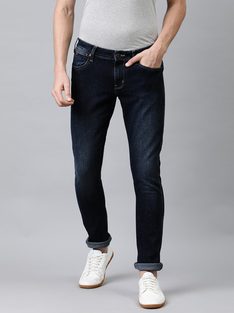 

Wrangler Men Blue Skinny Fit Low-Rise Clean Look Stretchable Jeans