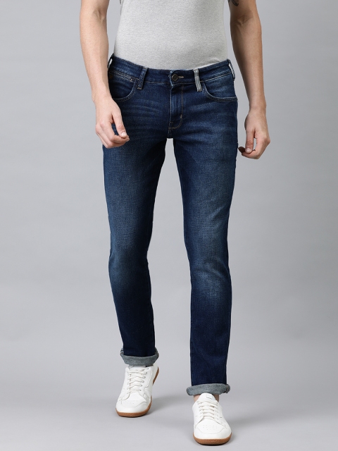 

Wrangler Men Blue Slim Fit Low-Rise Clean Look Stretchable Jeans