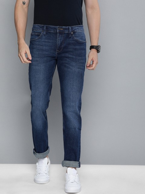 

Lee Men Blue Travis Slim Fit Mid-Rise Clean Look Stretchable Jeans
