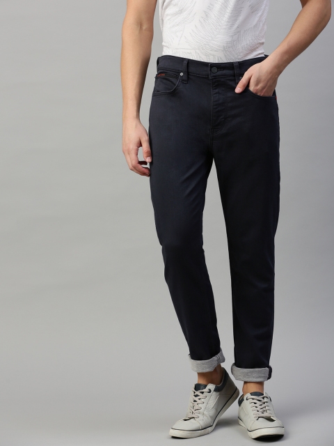 

Lee Men Black Anton Slim Fit Mid-Rise Clean Look Stretchable Jeans