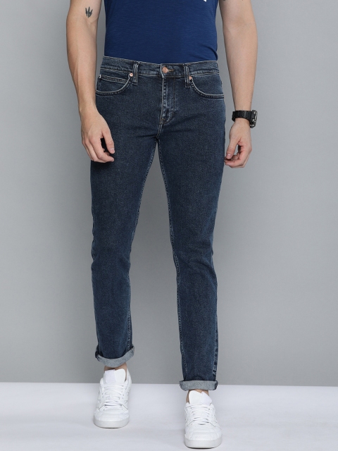 

Lee Men Blue Travis Slim Narrow Fit Mid-Rise Clean Look Stretchable Jeans