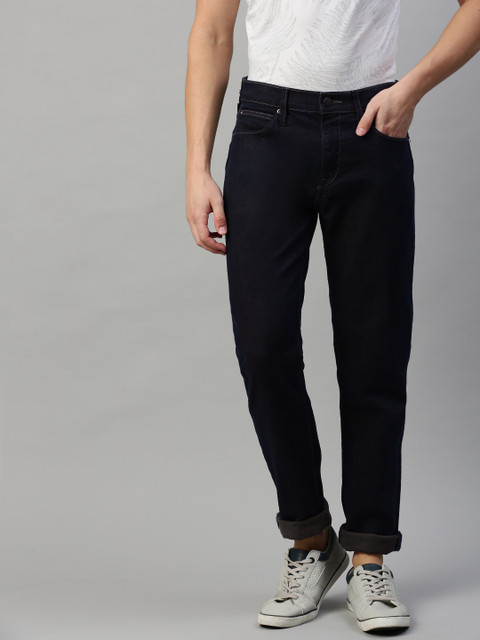 

Lee Men Navy Blue Slim Fit Mid-Rise Clean Look Stretchable Jeans