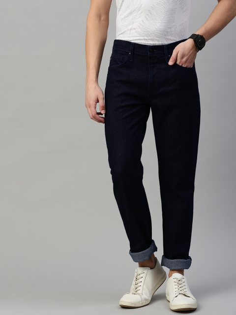 

Lee Men Blue Travis Slim Fit Mid-Rise Clean Look Stretchable Jeans