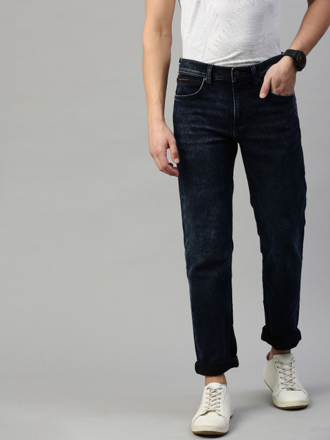 

Lee Men Navy Blue Slim Fit Mid-Rise Clean Look Stretchable Jeans