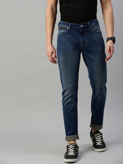 

Lee Men Blue Bruce Skinny Fit Mid-Rise Clean Look Stretchable Jeans