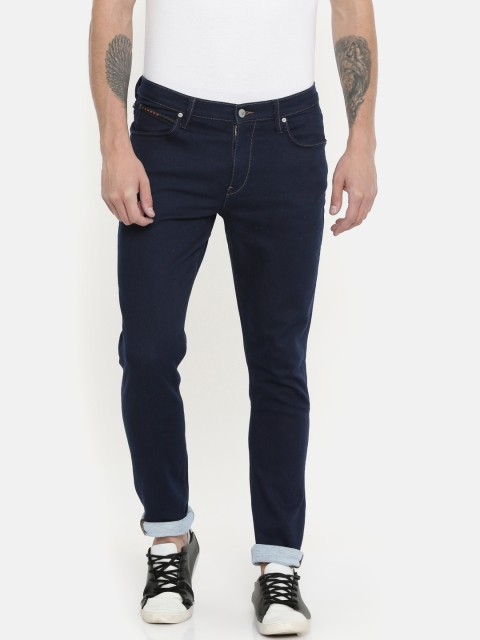 

Lee Men Blue Bruce Skinny Fit Mid-Rise Clean Look Stretchable Jeans
