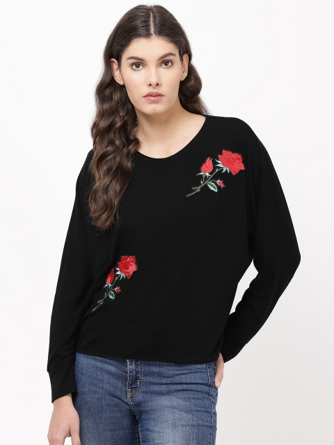 

APSLEY Women Black Solid Top