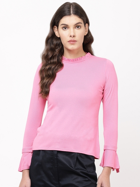 

APSLEY Women Pink Solid Top