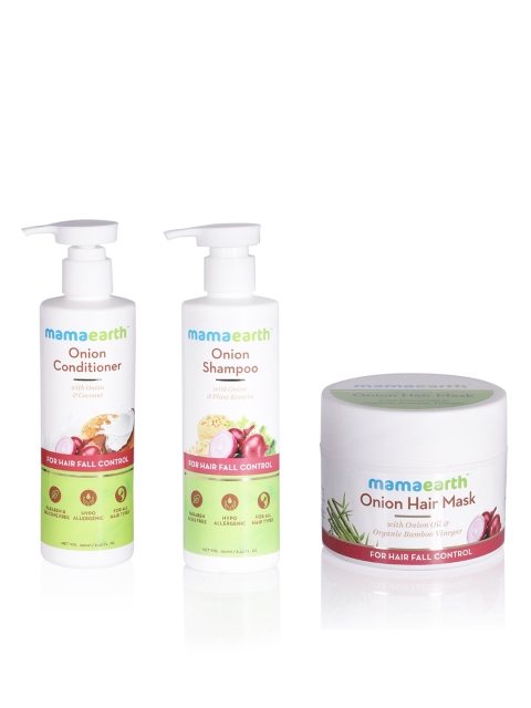 

Mamaearth Unisex Hair Re-Growth & Nourish kit, White
