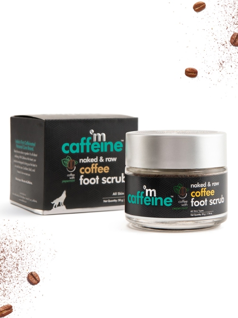 

MCaffeine Naked & Raw Dead Skin Removal Coffee Foot Scrub 50 gm, Black