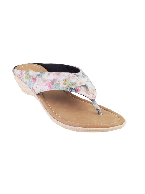 

WALKWAY Women Grey Printed Sandals