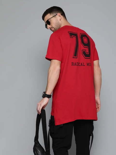 

Kook N Keech Men Red Back Printed Round Neck T-shirt