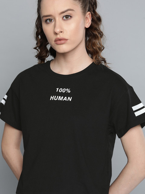 

Kook N Keech Women Black Solid Round Neck T-shirt