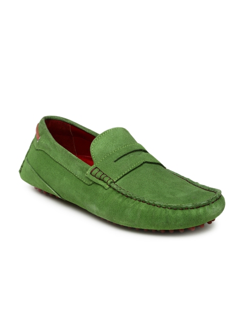 

Bata Men Green Loafers