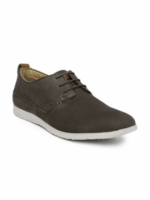 

Hush Puppies Men Brown Leather Casual Shoes