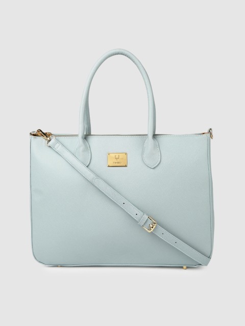 

Allen Solly Blue Solid Handheld Bag