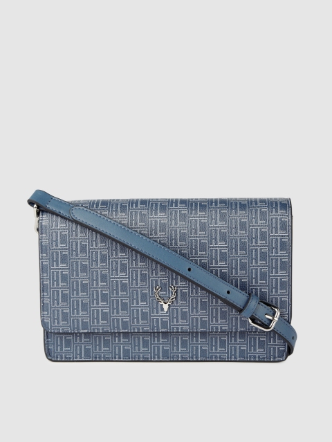 

Allen Solly Blue Printed Sling Bag