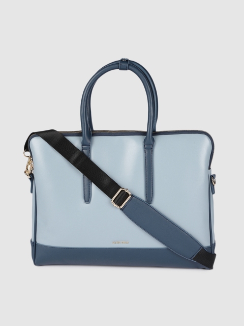 

Allen Solly Women Blue Solid Laptop Bag