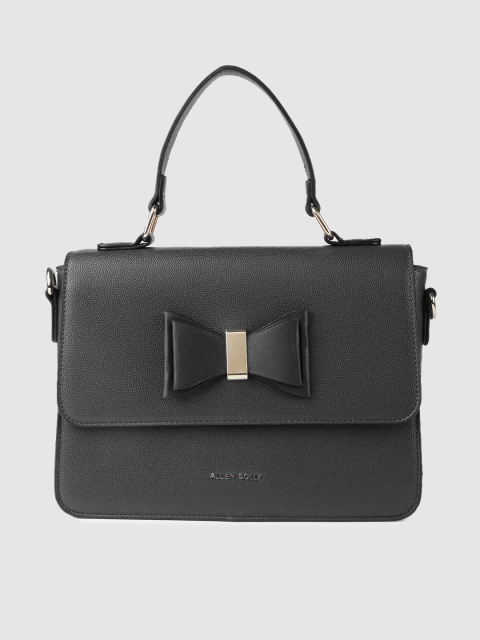 

Allen Solly Black Solid Satchel