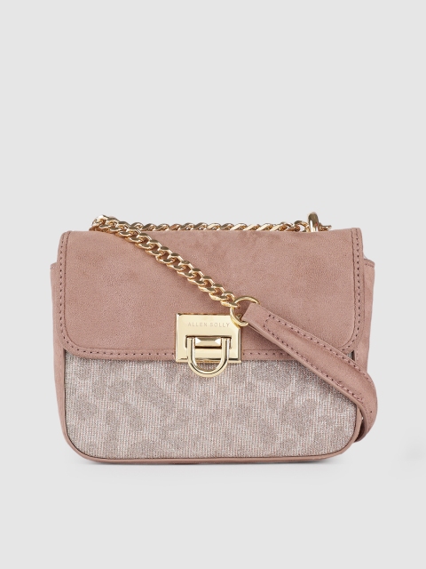 

Allen Solly Pink Solid Sling Bag