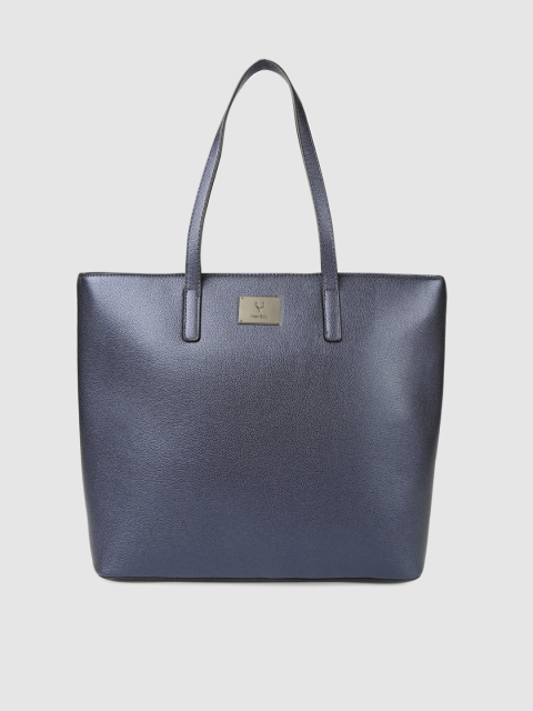 

Allen Solly Blue Solid Oversized Shoulder Bag