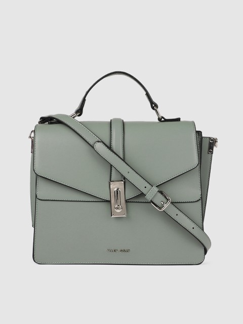 

Allen Solly Olive Green Solid Satchel