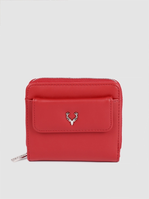 

Allen Solly Women Red Solid Two Fold Wallet