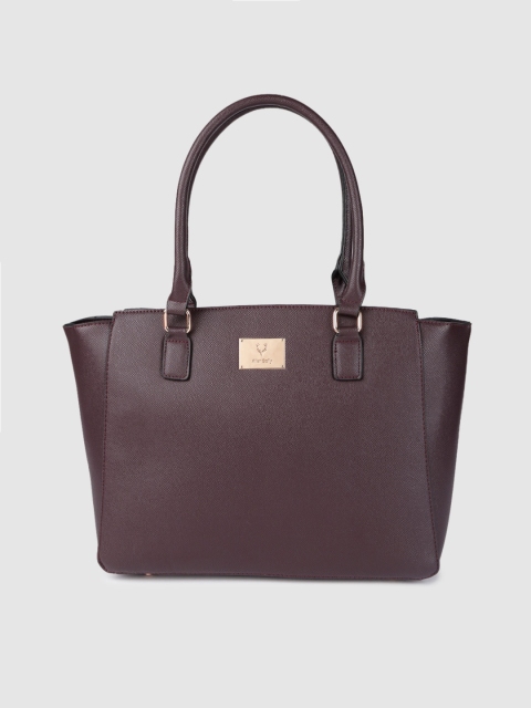 

Allen Solly Burgundy Solid Shoulder Bag
