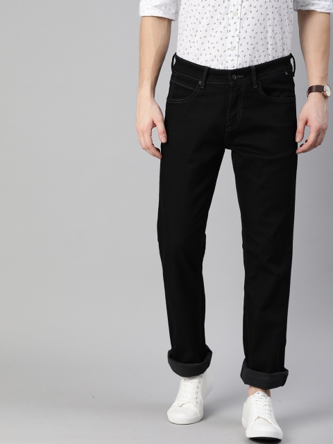 

Nautica Men Black Regular Fit Mid-Rise Clean Look Jeans