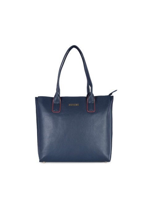 

Caprese Navy Blue Solid Shoulder Bag