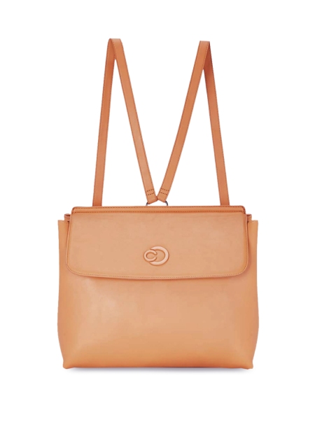 

Caprese Women Beige Solid Backpack