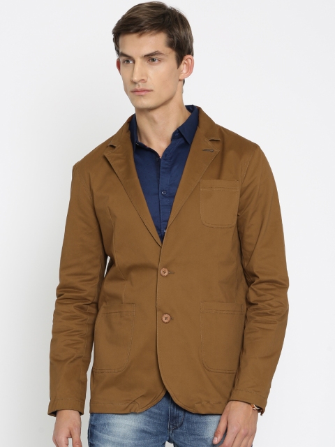

The Indian Garage Co. Brown Slim Fit Blazer
