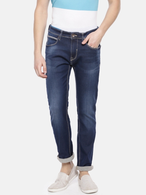 

Pepe Jeans Men Blue Nevin Vapour Fit Mid-Rise Clean Look Stretchable Jeans