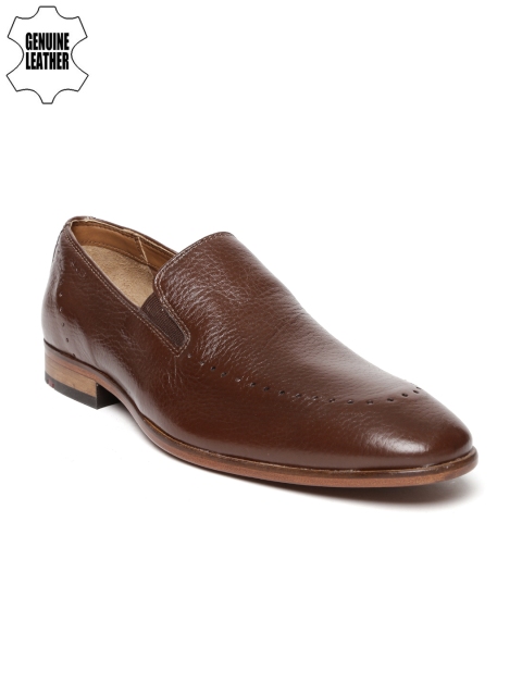 

Ruosh Occasion Men Brown Rare Leather Slip-Ons