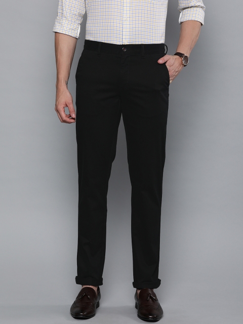 

Louis Philippe Sport Men Black Slim Fit Solid Regular Trousers