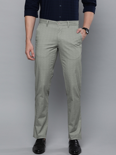

Louis Philippe Sport Men Grey Slim Fit Printed Chinos