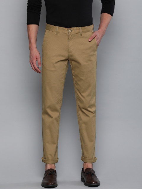 

Louis Philippe Sport Men Khaki Slim Fit Self Design Regular Trousers