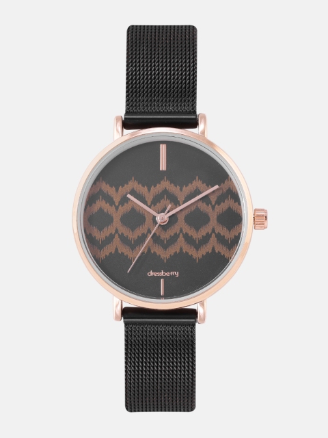 

DressBerry Women Black Analogue Watch MFB-PN-PF-DK2582O