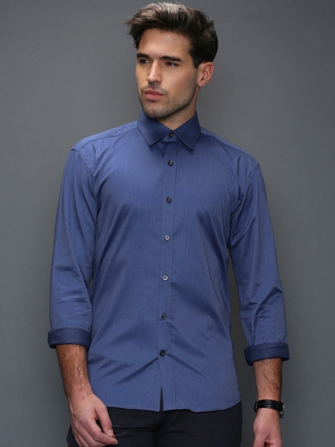 

SELECTED Blue Slim Smart Casual Shirt