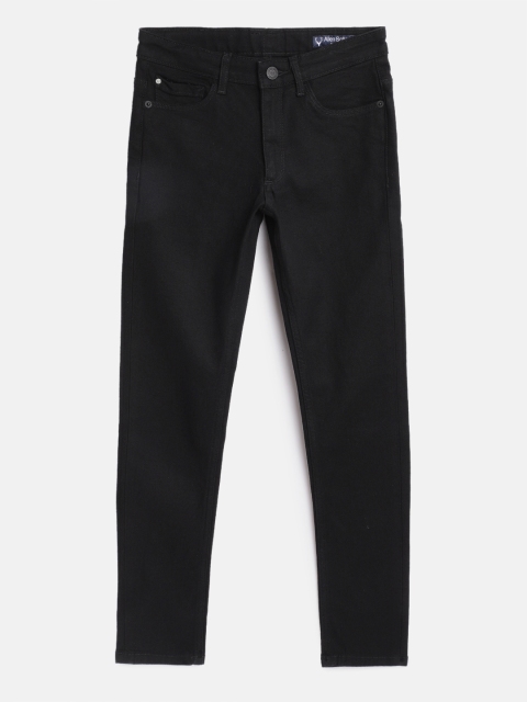 

Allen Solly Junior Boys Black Skinny Fit Mid-Rise Clean Look Stretchable Jeans