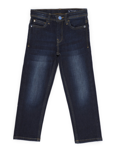 

Allen Solly Junior Boys Navy Blue Light Fade Jeans