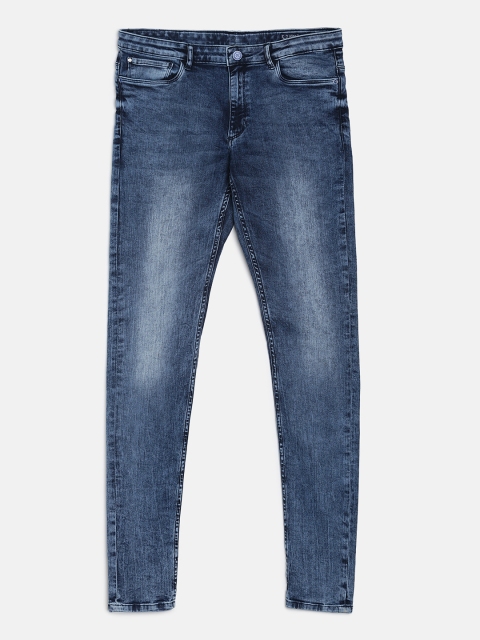 

Allen Solly Junior Boys Navy Blue Skinny Fit Mid-Rise Clean Look Stretchable Jeans