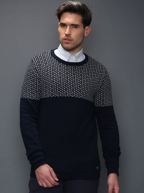 

SELECTED Navy Sweater, Navy blue
