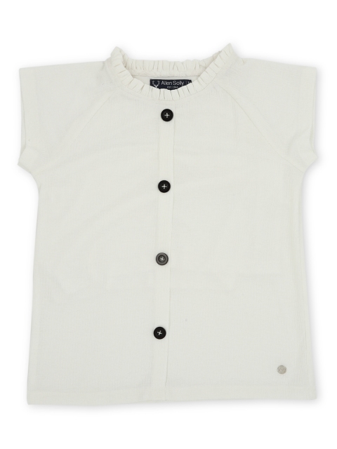 

Allen Solly Junior Girls White Solid Top