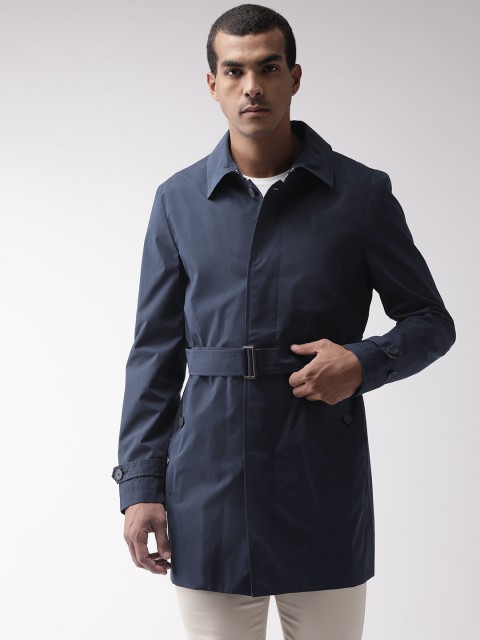 

Marks & Spencer Men Navy Blue Solid Rain Jacket