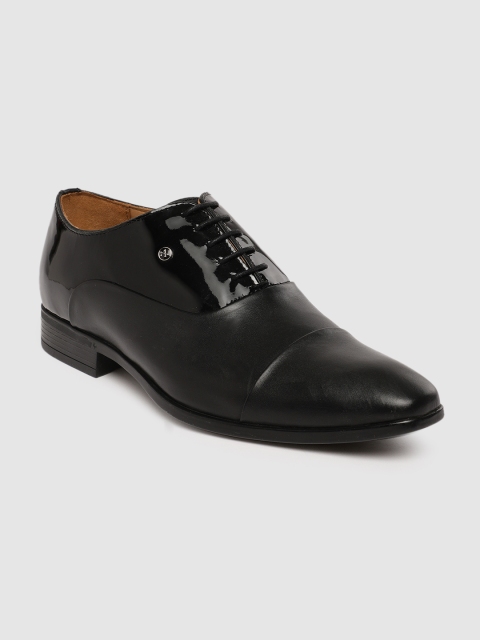 

Arrow Men Black Solid WOODROW Leather Oxfords