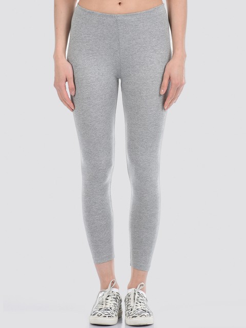 

Ethnicity Women Grey Ankle-Length Leggings